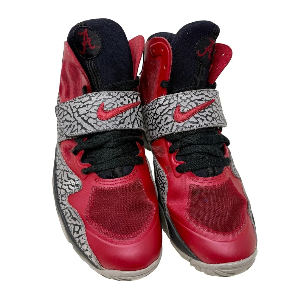 Nike Air Stepback Alabama Crimson Tide PE Red Elephant Print 685527-601 Mens 7Y